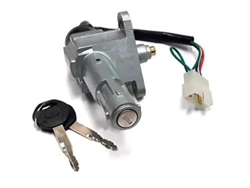 Zündschloss Schloss Satz mit 2 Schlüsseln passend für Sym Mio 50/100 Roller | Perfekte Passform | 5-Pin Steckeranschluss