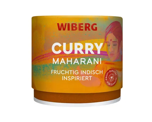 WIBERG Gewürz, Wiberg Curry Maharani fruchtig indisch inspiriert Packung 65g