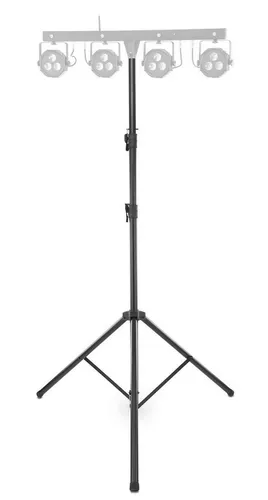 Showlite LS325 Lichtstativ 3,25 m - Standfestes Licht- und Boxenstativ aus Aluminium, max. Traglast 50 kg, ideal für mobile Einsätze und ausziehbar bis 3,25 m.