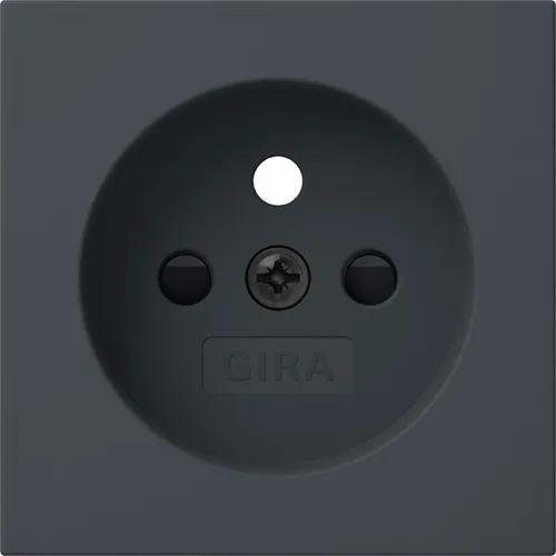 Gira Abd. Steckd. Erdstift SH 494528 Jalousie Abd. in schwarz von Gira Abd. Jalousie