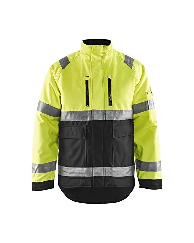 Blaklader 48271977 Hochviskose Winterjacke PU, gelb/schwarz, Größe 4XL - Robuste Winterjacke mit Reißverschluss für einfache Textilveredelung. Ideal für den täglichen Einsatz im Freien. Praktische Brusttaschen bieten zusätzlichen Stauraum.