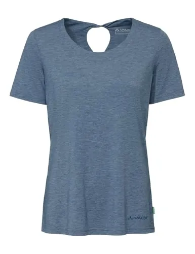 Vaude Women's Skomer Hiking T-Shirt II – Funktionsshirt in Blau/Grau - Vielseitiges Wander-T-Shirt in Größe 40, ideal für Outdoor-Aktivitäten. Hergestellt aus atmungsaktivem Material für optimalen Tragekomfort. Entdecken Sie weitere Vaude Produkte im Bergfreunde.de Online-Shop!