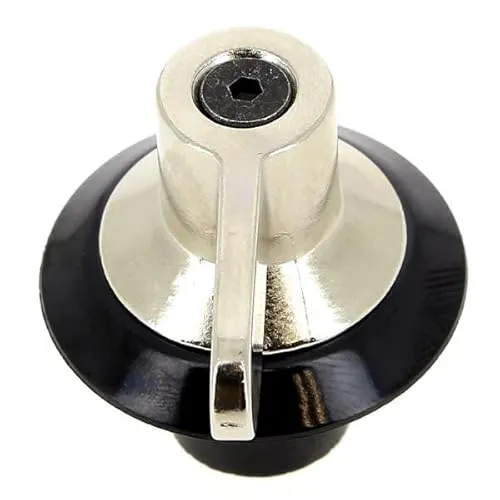 Gasknopf 12 Stunden schwarz und grau 694975086 für Herd