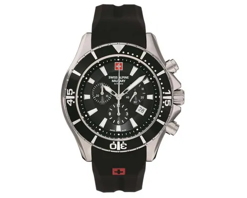 Swiss Alpine Military Quarzuhr Chrono - Armbanduhren, robuste Quarzuhr mit Chronograph und 10 bar Wasserdichtigkeit, ideal für Abenteuer und den Alltag.