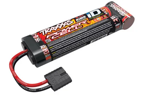 Traxxas Modellbau-Akkupack 8.4 V 3000 mAh - NiMh 7-Zellen Stick, kompatibel mit Traxxas iD für zuverlässige Leistung im RC Car