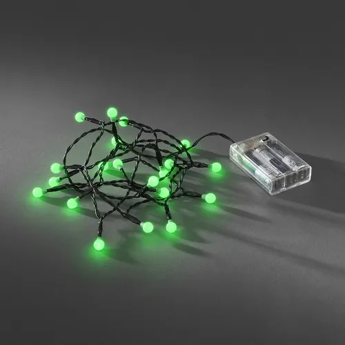 LED Globe-Lichterkette 20er Batterie Timer innen grün 1491-907 xmas