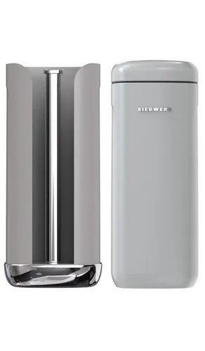 SIEGWERK Küchenrollenhalter CUBO & Vorratsdose XL Shadow Rock - Praktisches Kombiangebot: Der SIEGWERK Küchenrollenhalter CUBO und die Vorratsdose XL bieten modernes Design und hohe Funktionalität. Ideal für Ordnung in der Küche oder im Bad. Mit 2,55l Volumen für vielseitige Nutzung.