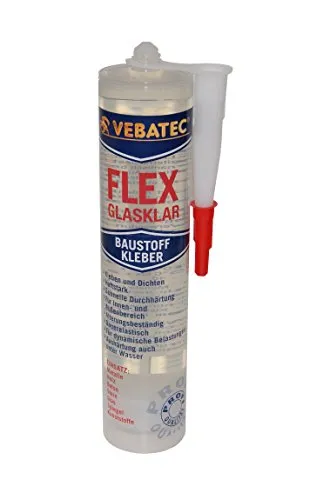 Vebatec FLEX GLASKLAR Baustoffkleber 290ml dauerelastisch