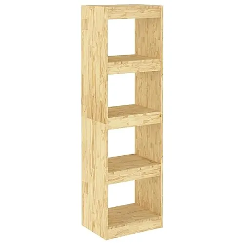 vidaXL Massivholz Kiefer Bücherregal Raumteiler von vidaXL