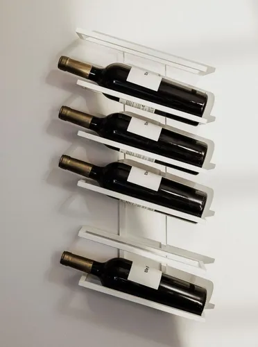 Weinregale Weiß von Metallbude