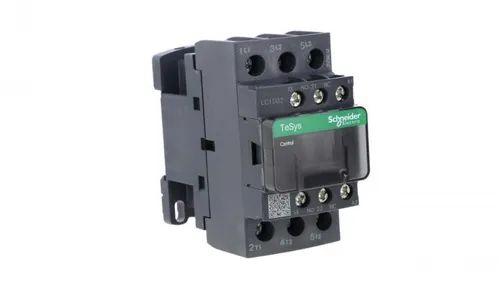 Schneider Electric LC1D32 M7 TeSys D Schütz 32A - Elektroinstallation mit 3-poligem Schütz für AC-3 Anwendungen, bietet einfache Montage und hohe Zuverlässigkeit für effiziente Steuerung von elektrischen Lasten.