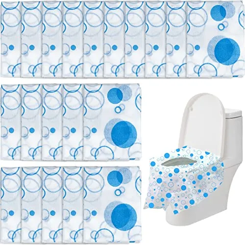 MINGCHENCN Pack of 20 Toilet Pads, 65 x 60 cm,Individually Packed | Ideal for Travel, Public Toilets and for Shopping Malls, Hospital, Office