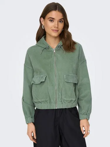 ONLY Damen Jacke 15246274 Grün1 S - Funktionsjacke für Damen von ONLY, ideal für Outdoor-Aktivitäten und stylisch zugleich.