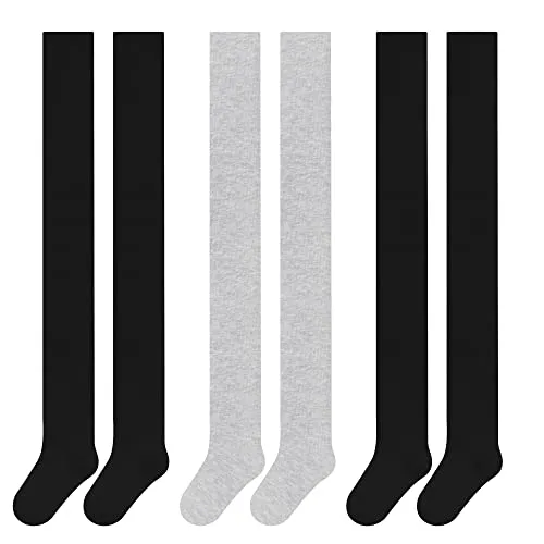 L&K-II 3er Mädchen Strickstrumpfhose mit verschiedenen Farben 2710B 110-116