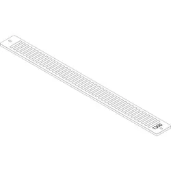 Aufsteckgitter 10/11-3000 RAL9016 - 87183401300