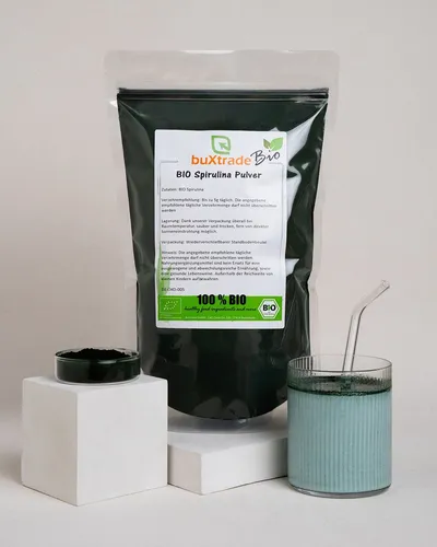 | Bio Spirulina Pulver | Superfoods | Organic | Blaualge | vegan 100 g