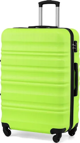 COOLIFE Hartschalen-Koffer Trolley 76cm mit TSA-Schloss in Grün
