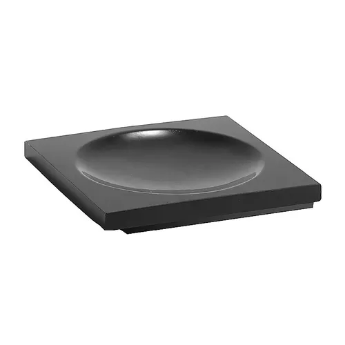 MAX Seifenablage Polyresin Schwarz für Bad & Küche >> Freistehend anwendbar