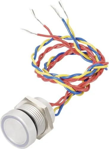 APEM PBARAAFB000K0B Piezotaster 24 V DC/AC - Sonstige Elektroinstallationsartikel, ideal für robuste Anwendungen mit IP69K Schutz gegen Wasser und Staub, in Blau mit Tastfunktion.