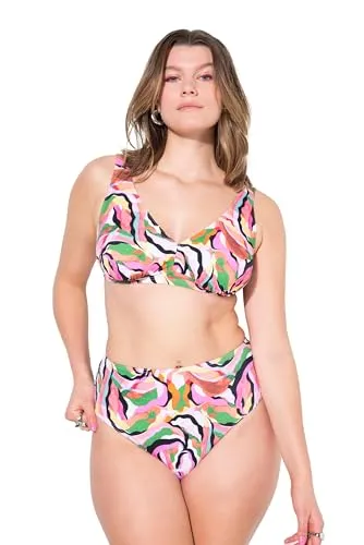 Studio Untold Damen große Größen Übergrößen Plus Size Bikini Slip, Panty, High Waist, Shaping perlweiß 52 839891650-52