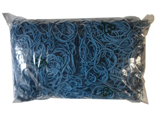 1kg Gummibänder Gummiringe blau Breite=1mm Ø=40mm
