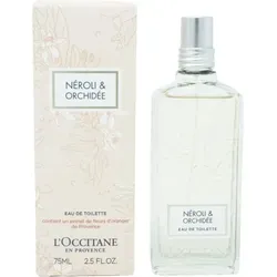 L'Occitane Néroli & Orchidée 75ml Eau de Toilette - Damenduft mit spritzigen Mandarinen und süßer Pfirsichnote, vereint in der eleganten Collection de Grasse von L'Occitane – ein sinnliches Erlebnis für jeden Anlass.