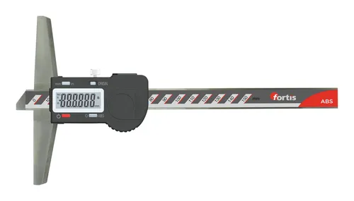 Tiefenmessschieber 150/0,01mm - Präziser digitaler Tiefenmessschieber mit 0,01 mm Auflösung, ideal für genaue Messungen in der Metall- und Holzverarbeitung. Auto on/off Funktion spart Batterielebensdauer.