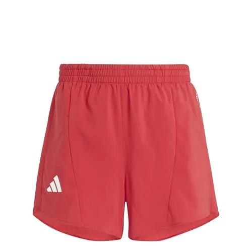 adidas Boy's Team Split Shorts Kids, Team Power red 2/White - Kinderhosen aus 100% recyceltem Polyester, leicht und atmungsaktiv mit AEROREADY-Technologie für optimale Feuchtigkeitsabsorption und hohen Tragekomfort.
