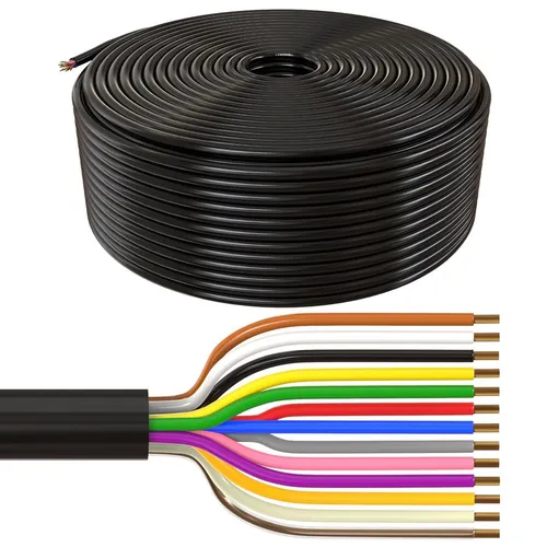 100m FLRYY Fahrzeugleitung 13x1,5mm² rund Kabel KFZ Anhängerkabel Niedervolt