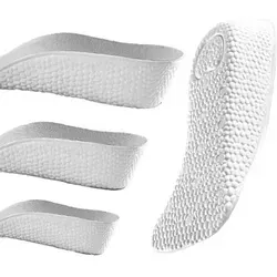 Orthopädische Schuheinlagen Erhöhung mit Memory Foam - Vielseitige Schuheinlagen zur Erhöhung von 1,5cm, 2,5cm oder 3,5cm. Atmungsaktive Materialien für hohen Komfort und Unterstützung des Fußgewölbes. Ideal für flache Schuhe, Sportschuhe und hohe Absätze.