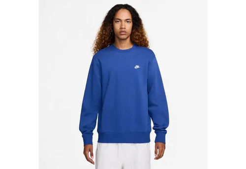 Nike Club Men's Fleece Crew Sweatshirt - Sportliches Sweatshirt von Nike Sportswear aus Baumwolle und Polyester. Ideal für dein Workout, modisch und funktional, perfekt für deine Sporttasche!