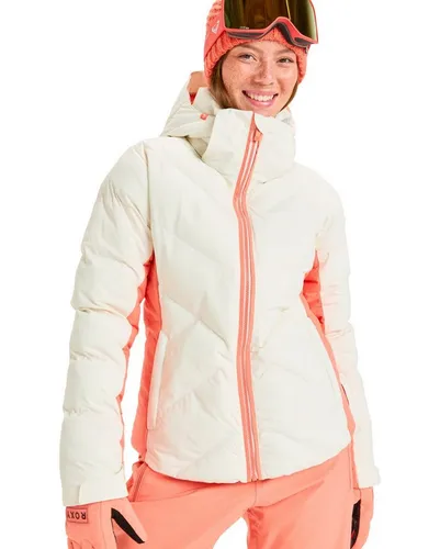 Roxy Snowboardjacke Snowdrift 15K weiß L (40) - Wintersport-Bekleidung, wasserdicht und atmungsaktiv, perfekt für Snowboarder, die Style und Funktionalität suchen.