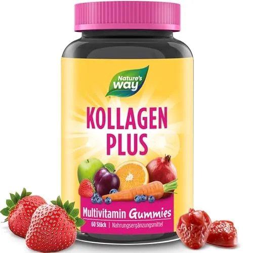 Kollagen Gummibärchen Erdbeer, 255 mg Collagen Peptide
