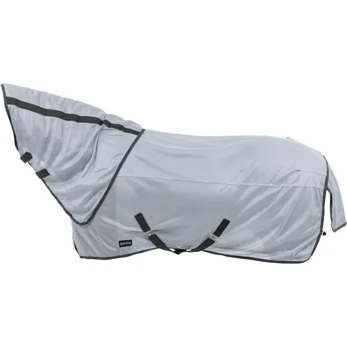 Outdoor-Fliegendecke SUNSHINE II - Fliegenschutz für Pferde: Hochwertige Fliegendecke aus leichtem, atmungsaktivem Polyester mit abnehmbarem Halsteil und schnelltrocknendem Material für optimalen Komfort und Schutz.