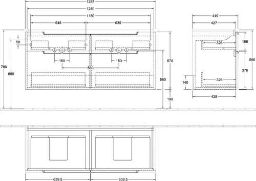 Villeroy & Boch Wasch- und Schminktische von Villeroy & Boch
