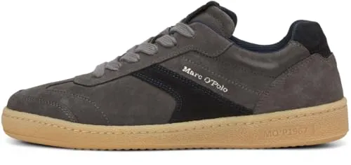 Sneaker MARC O'POLO aus softem Veloursleder, Herren Gr. 44 - Stylischer Sneaker aus hochwertigem Velours-Rindleder mit Memory Foam Innensohle für maximalen Komfort. Ideal für lässige Looks, gefertigt in Portugal.