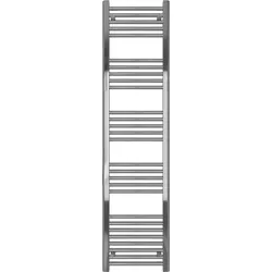 Mert Badheizkörper Comfort Chrom 400x1600 mm mit Seitenanschluss - Eleganter Badheizkörper aus robustem Stahl für effiziente Wärmeverteilung. Ideal für moderne Badezimmer, mit einfacher Montage und hochwertiger Verarbeitung.