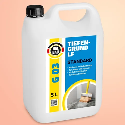 Tiefengrund 5L Tiefgrund LF Voranstrich Tapeten Farben Putz Gips Primer G03