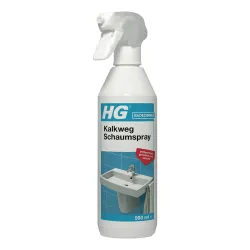 HG International B.V. HG Kalkweg Schaumspray, Effektives Antikalk Spray für den Sanitärbereich, 500 ml - Flasche 218050105