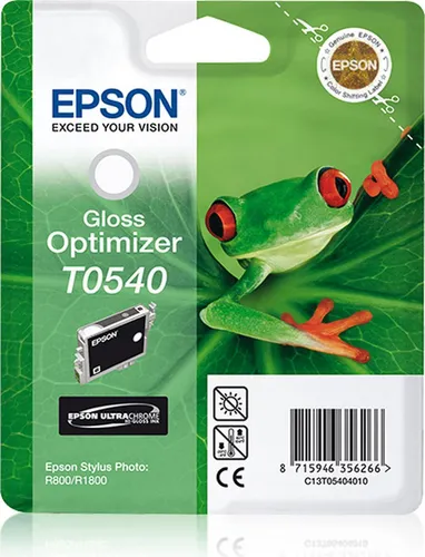 Epson Singlepack Gloss Optimizer T0540 Ultra Chrome Hi-Gloss, Glanzverstärker, Tinte auf Pigmentbasis, 13 ml, 1 Stück(e), Einzelpackung