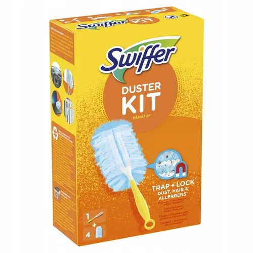 Swiffer Staubmagnet Set 1 Handgriff + 4 Tücher