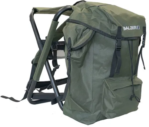 Balzer Rucksackstuhl Angelhocker oliv Kurzansitz Angeln Jagd Freizeit NEW OVP