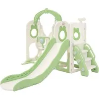 Joyz Kinderrutsche mit Schaukel & Basketballkorb – 5-in-1 Spielturm - Der JOYZ Spielturm vereint Rutsche, Schaukel und Basketballkorb in einem kompakten 5-in-1 System. Ideal für Kinder ab 3 Jahren, bietet er vielseitigen Spielspaß und fördert die Bewegung drinnen und draußen.