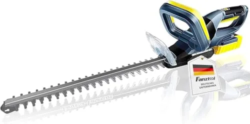 FANZTOOL Akku Heckenschere 20 V - Heckenschere mit 51 cm Schnittlänge, ergonomischem Griff und leistungsstarkem 2 Ah Akku für bis zu 30 Minuten Laufzeit. Ideal für müheloses Schneiden von Hecken und Sträuchern.
