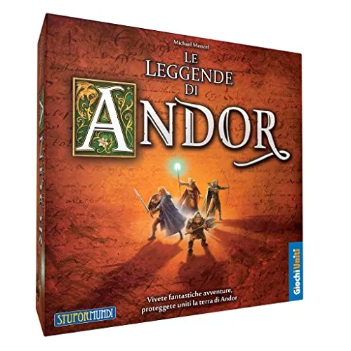 Giochi Uniti Le Leggende Di Andor – Brettspiel (Italienische Version) - Gesellschaftsspiel mit hochwertigem Material und flexibler Gestaltung, ideal für spannende Abenteuer mit Freunden und Familie.