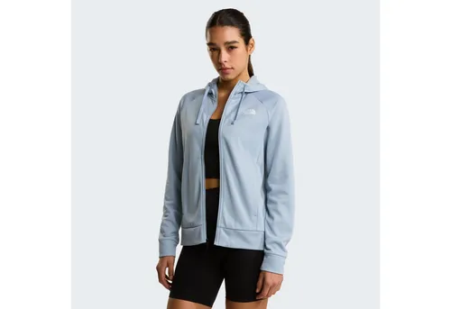 The North Face Fleecejacke W REAXION 2.0 HOODED FULL ZIP JACKET sportlicher Stil, mit Kapuze und Kordelzug, mit Eingrifftaschen