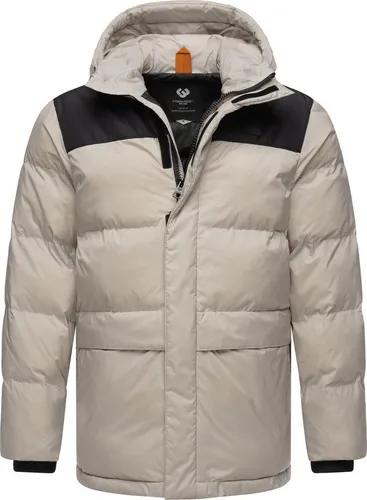 Ragwear Steppjacke Mikkesh Sportliche Herren Winterjacke mit Kapuze