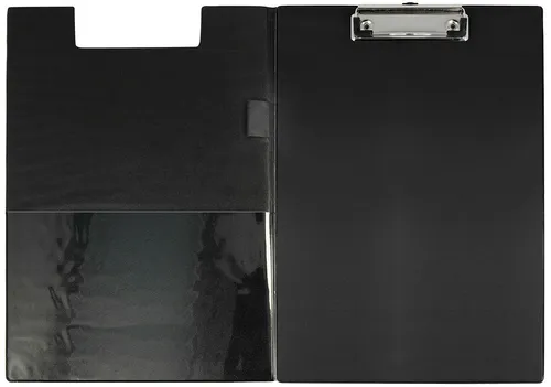 WESTCOTT Klemmbrett-Mappe mit Folienüberzug DIN A4 schwarz