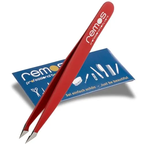 REMOS Kombipinzette aus rostfreiem Edelstahl 9.5 cm von remos professional body care