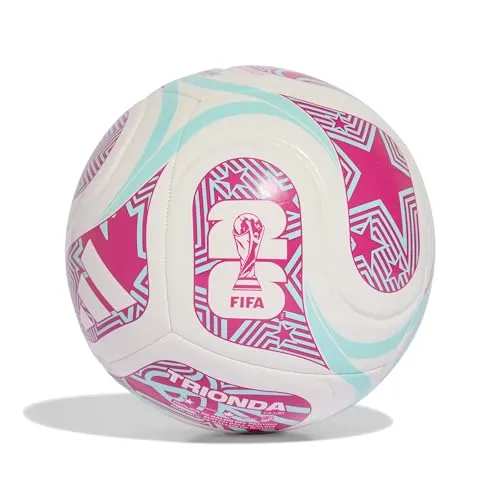 adidas Performance Fußball WORLD CUP 26 TRIONDA CLUB BALL - Robuster Freizeit-Fußball für alle Altersgruppen mit maschinengenähter Konstruktion und Butyl-Blase für optimale Lufthaltung. Ideal für Skills und lockere Spiele – der perfekte Begleiter für Fußballfans!